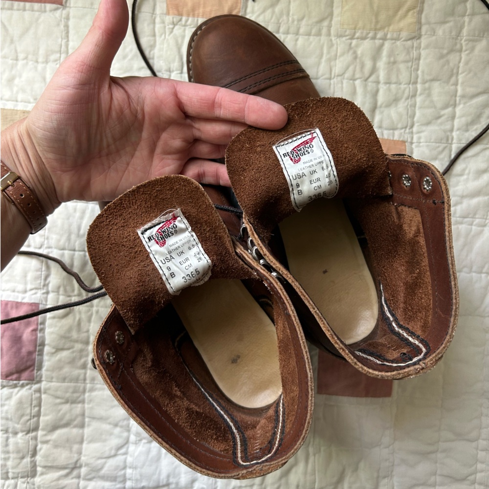 Red wing iron ranger leather boots - like new - Picture 7 of 8